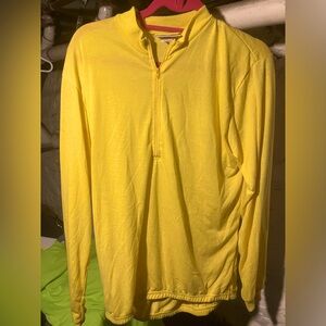 Vintage Nashbar Cycling 1/4 Zip long sleeve cycling jersey bike shirt size large
